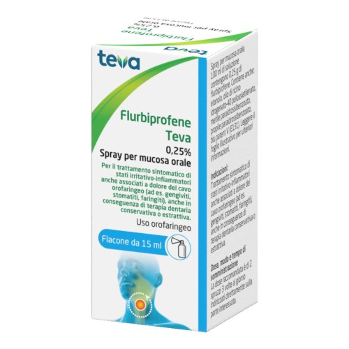 FLURBIPROFENE TE OS SPRAY 15ML