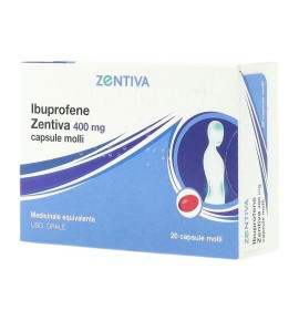 IBUPROFENE ZEN 20CPS MOL 400MG