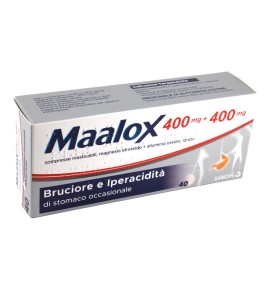 MAALOX*40CPR MAST400MG+400MG GMM