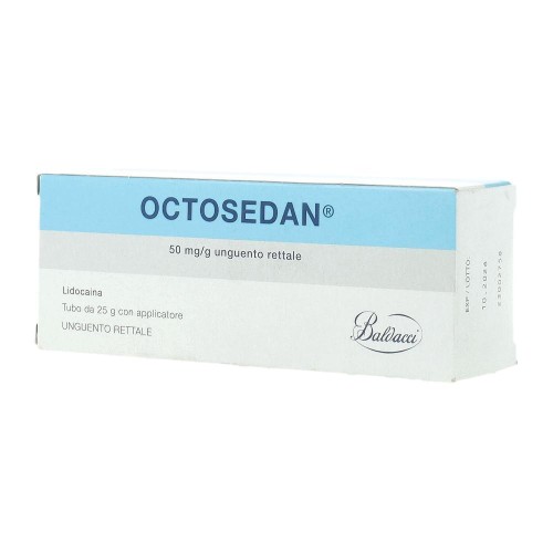 OCTOSEDAN UNG RETT 25G 50MG/G
