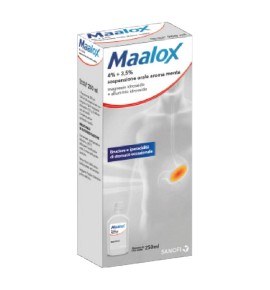 MAALOX*OS SOSP 250ML 4%+3,5%