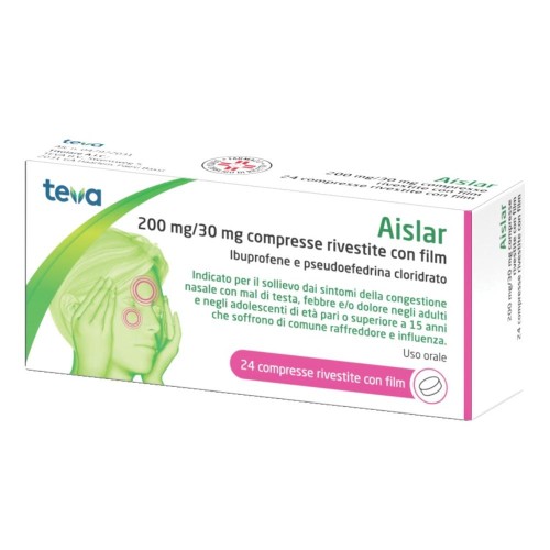 AISLAR*24CPR 200MG+30MG<>