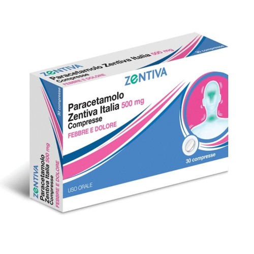 PARACETAMOLO ZEN*30CPR 500MG