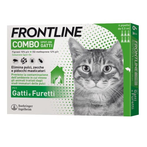 FRONTLINE COMBO 6PIP GATTI/FUR