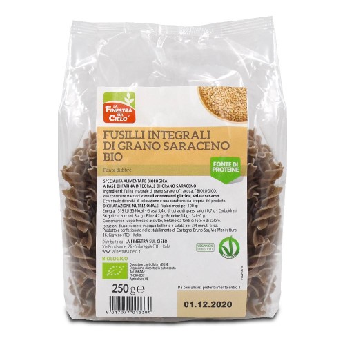 FUSILLI INT GRANO SARACEN BIO