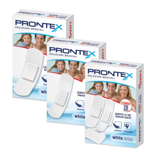 CEROTTO PRONTEX WHITE STRIPS 20PZ