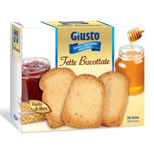 GIUSTO S/ZUCCH FETTE BISC 300G