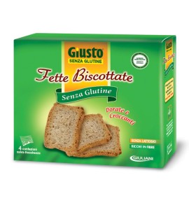 GIUSTO S/G FETTE BISCOTTATE250