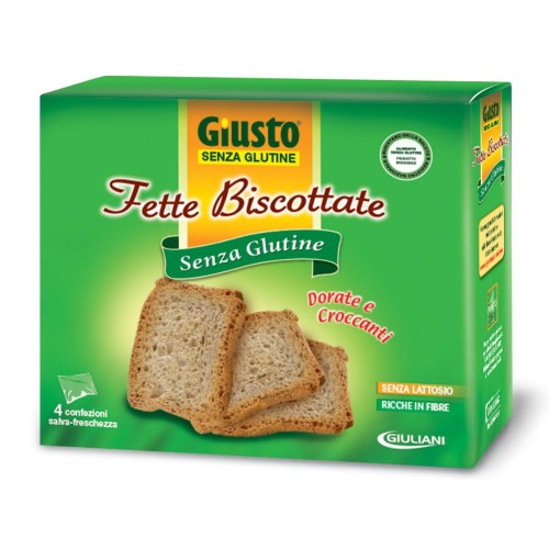 GIUSTO S/G FETTE BISCOTTATE250