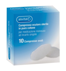 ALVITA COMPRESSA OCUL STER 10P