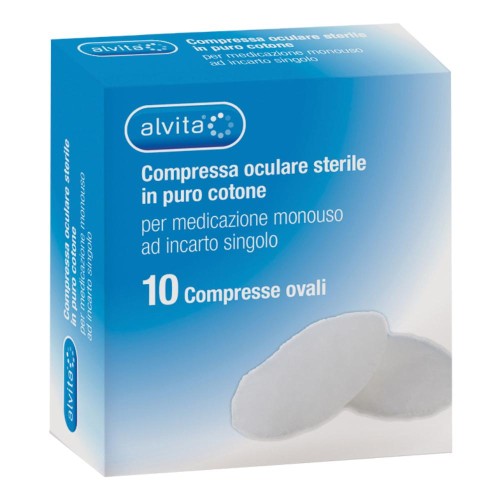 ALVITA COMPRESSA OCUL STER 10P