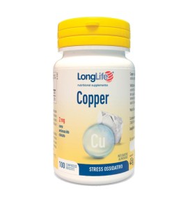 LONGLIFE COPPER 2MG 100CPR