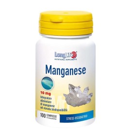 LONGLIFE MANGANESE 10MG 100CPR