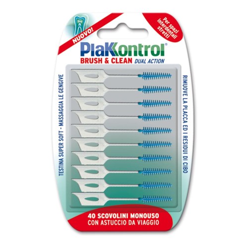 PLAKKONTROL BRUSH&CLEAN 40PZ