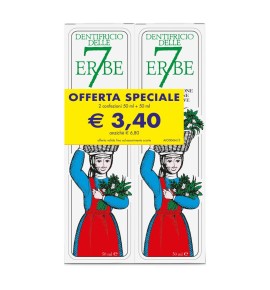 DENTIFRICIO 7 ERBE 50ML+50ML