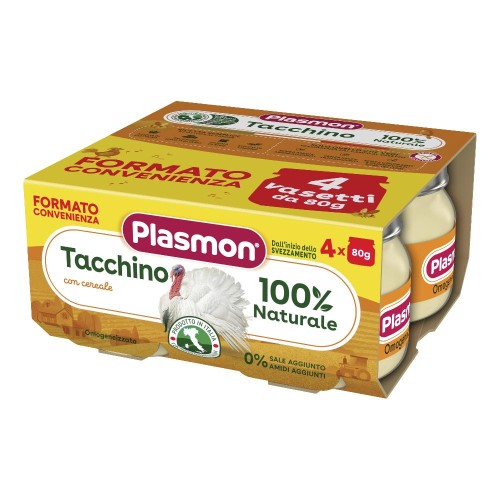 PLASMON OMOG TACCHINO 4X80G