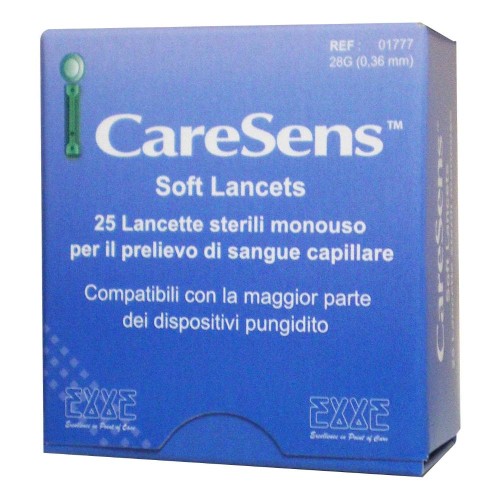 CARESENS SOFT 25 LANCETTE