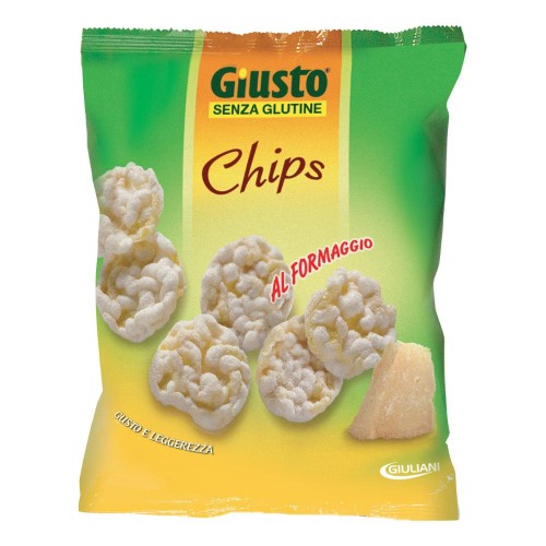 GIUSTO S/G CHIPS FORMAGGIO 30G