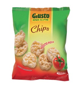 GIUSTO S/G CHIPS PIZZA 30G