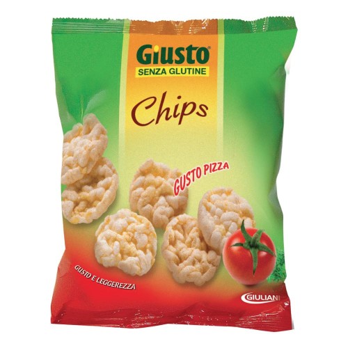 GIUSTO S/G CHIPS PIZZA 30G