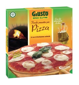 GIUSTO S/G FONDI PIZZA 280G