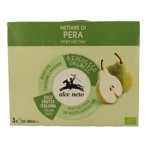 NETTARE PERA BIO 3X200ML ALCE