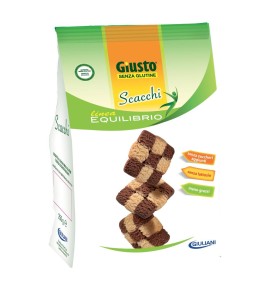 GIUSTO S/G BISC SCACCHI 250G