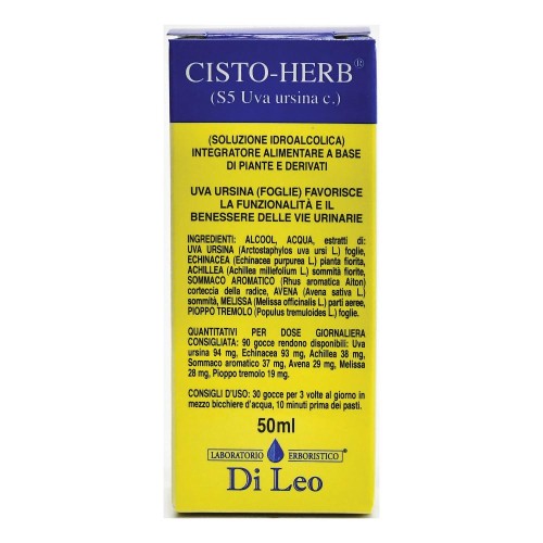 CISTO-HERB COMPOSTO S5 UVA URS