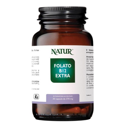 FOLATO B12 EXTRA 30CPS NATUR SP