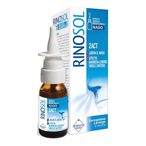 PLANTA MEDICA RINOSOL 2 ACT DECONGESTIONA E PROTEGGE LA MUCOSA SPRAY 15 ML