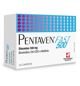 PHARMASUISSE LABORATORIES PENTAVEN FAST 500 20 COMPRESSE