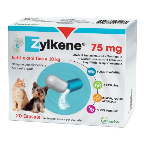 ZYLKENE CANI/GATTI 20CPS 75MG