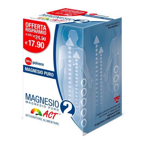 MAGNESIO 2 ACT MG PURO 300G