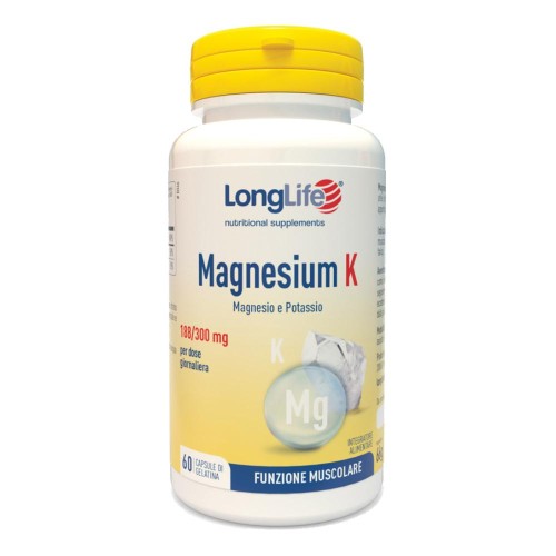 LONGLIFE MAGNESIUM K 60CPS