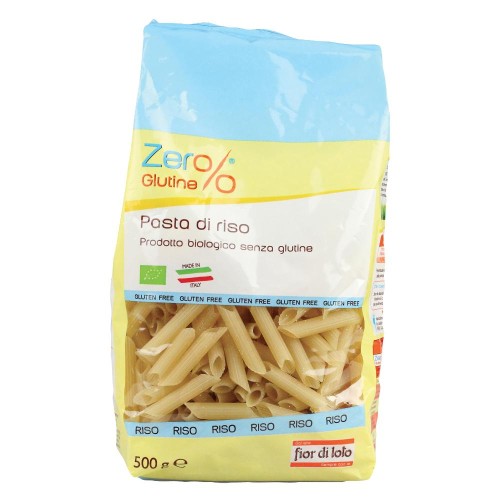 ZERO% G PENNE RISO BIO 500G