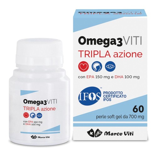 OMEGA3 VITI TRIPLA AZIONE60PRL