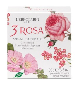 ERBOLARIO 3 ROSA SAPONE 100G