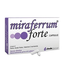 MIRAFERRUM FORTE INTEGRATORE ALIMENTARE A BASE DI FERRO 30 CAPSULE