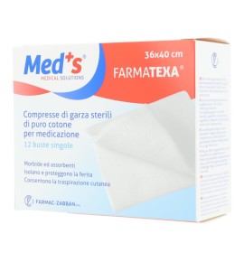 GARZA MEDS 12/8 36X40CM 12PZ