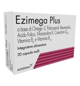 EZIMEGA PLUS INTEGRATORE ALIMENTARE 20 CAPSULE COLESTEROLO E TRIGLICERIDI