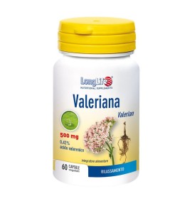 LONGLIFE VALERIANA 60CPS 500MG