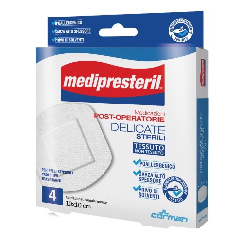 MEDIPRESTERIL POSTOP DEL 10X10