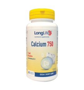 LONGLIFE CALCIUM 750MG 60TAV