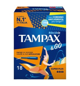 TAMPAX &GO SUPER PLUS 18PZ
