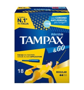 TAMPAX &GO REGULAR 18PZ