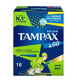 TAMPAX &GO SUPER 18PZ