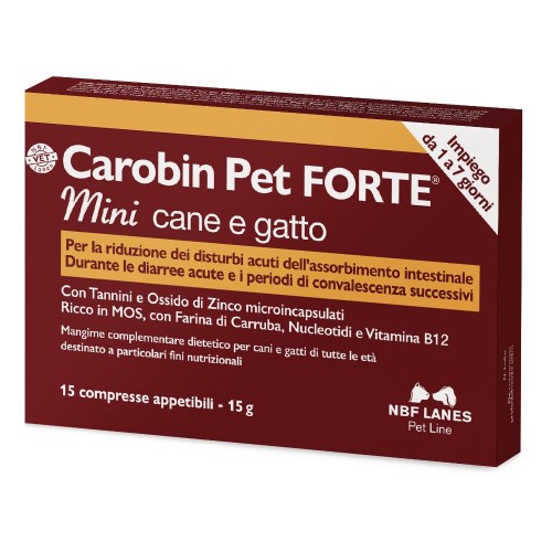 CAROBIN PET FORTE MINI 15CPR