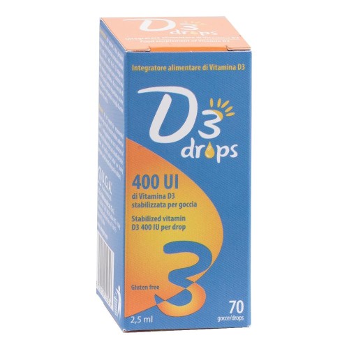 D3 DROPS 400 UI 2,5ML