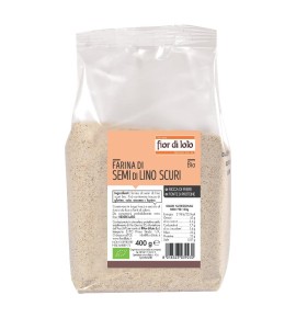 FARINA SEMI LINO SCURI BIO400G