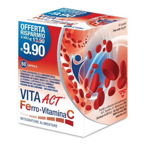 VITA ACT FERRO+VIT C 60CPS